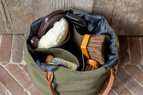 Grooming-Deluxe-Canvas-Grooming-Tasche-olive-innenleben