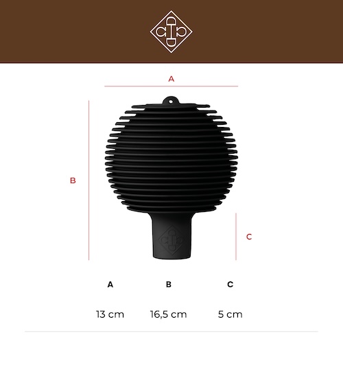 Grooming-Deluxe-Gummiball-Pro-für-Führstrick-&-Wandschutz-Größe