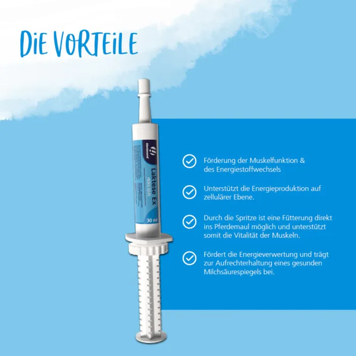 Hestevard-Laktese Ex 30ml Spritze-Vorteile