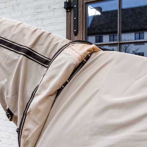 Kentucky-Horsewear-Fliegendecke-Comfort-braun-Halsteil