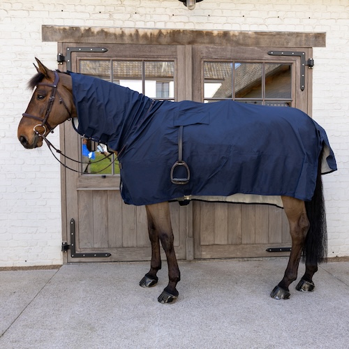 Kentucky Horsewear – Regenmantel Hurricane mit Steigbügelöffnung