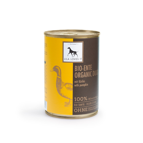 LILA-LOVES-IT-Bio-Ente-mit-Kürbis-400g