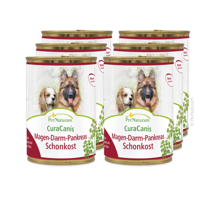 CuraCanis Magen-Darm-Pankreas Schonkost 6 x 400 g PerNaturam