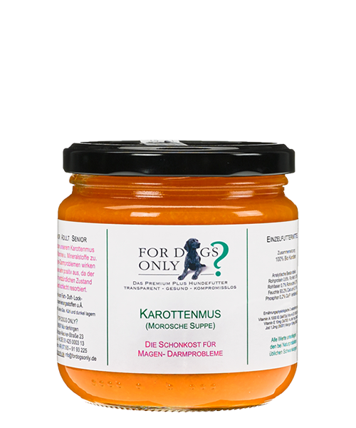 Karottenmus (Morosche Suppe) - For Dogs Only?