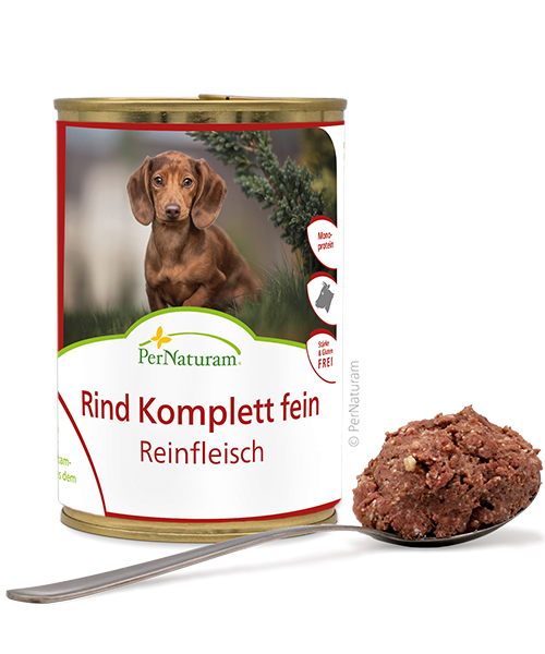 Reinfleisch Rind Komplett fein 400 g - PerNaturam