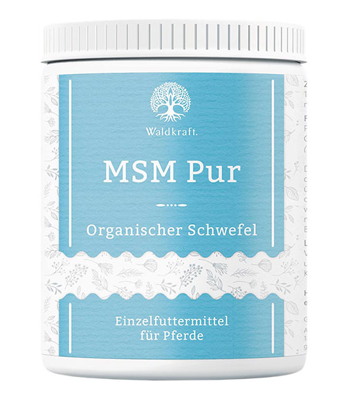 MSM Pur für Pferde - Organischer Schwefel 950 g - Waldkraft